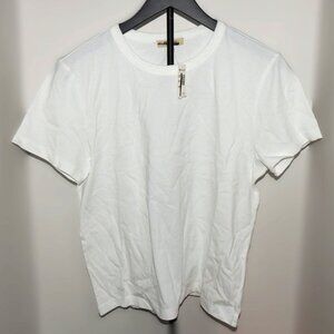 New Madewell Cotton Perfect White Crewneck Tee | Wms Size Medium